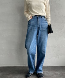 URVIN アーヴィン　アービン　ハイウエストストレートデニム　Bardot Bardot UP127301 ハイウエストストレートデニム OW／URVIN
