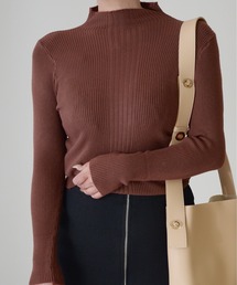 ibeul_ | デザインリブハイネックニットトップス(ニット/セーター)