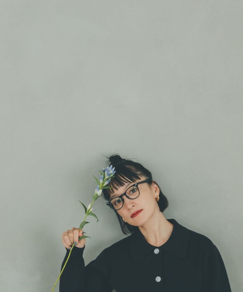 oblekt（オブレクト）の「衿つきニットカーデ（ニット/セーター・レディース・ピンク/ブラック・FREE）」の14枚目の写真