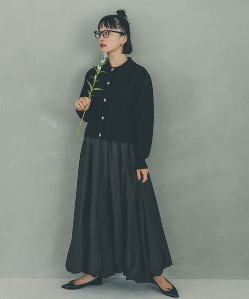 oblekt（オブレクト）の「衿つきニットカーデ（ニット/セーター・レディース・ピンク/ブラック・FREE）」の19枚目の写真