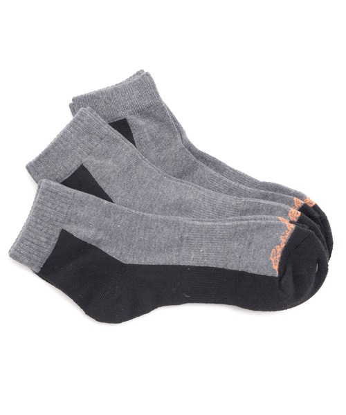 Eddie Bauer（エディーバウアー）の「3P クォーター ソックス（ソックス/靴下・メンズ・ホワイト/グレー/ブラック・26-28cm/23-25cm）」の3枚目の写真