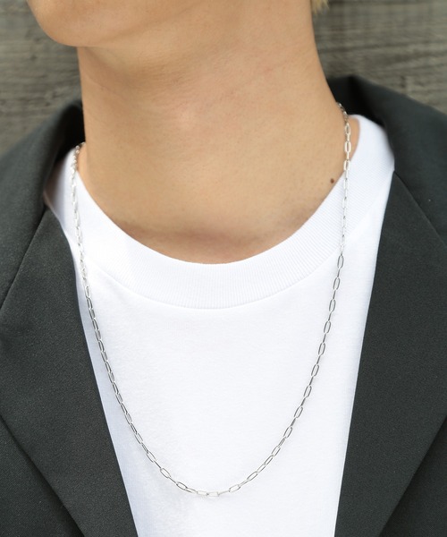 セール】【SETUP7】金属アレルギー対応/ステンレスチェーンネックレス