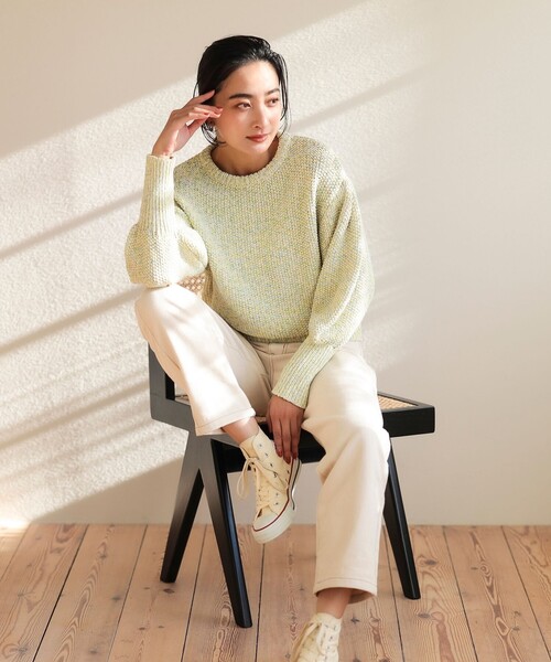 BEAMS HEART(ビームスハート)の「デニム テーパードパンツ(デニムパンツ・レディース・ブラック/ネイビー/ナチュラル・SMALL/MEDIUM)」の15枚目の写真