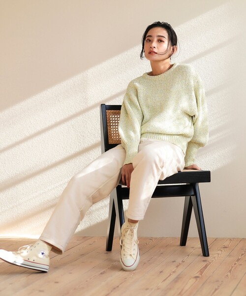 BEAMS HEART(ビームスハート)の「デニム テーパードパンツ(デニムパンツ・レディース・ブラック/ネイビー/ナチュラル・SMALL/MEDIUM)」の16枚目の写真