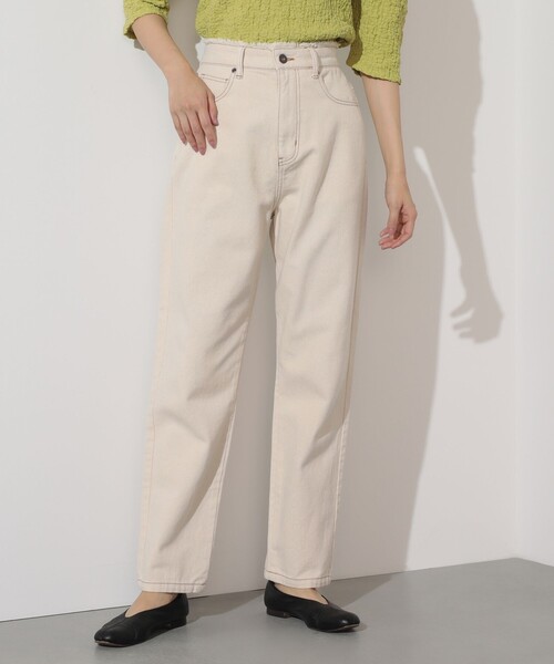 BEAMS HEART(ビームスハート)の「デニム テーパードパンツ(デニムパンツ・レディース・ブラック/ネイビー/ナチュラル・SMALL/MEDIUM)」の18枚目の写真