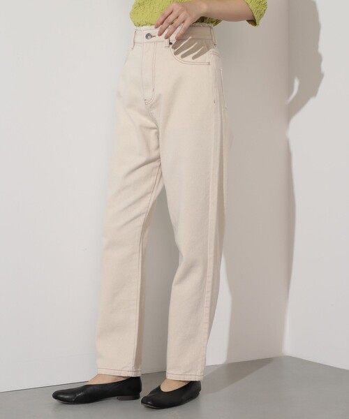 BEAMS HEART(ビームスハート)の「デニム テーパードパンツ(デニムパンツ・レディース・ブラック/ネイビー/ナチュラル・SMALL/MEDIUM)」の19枚目の写真