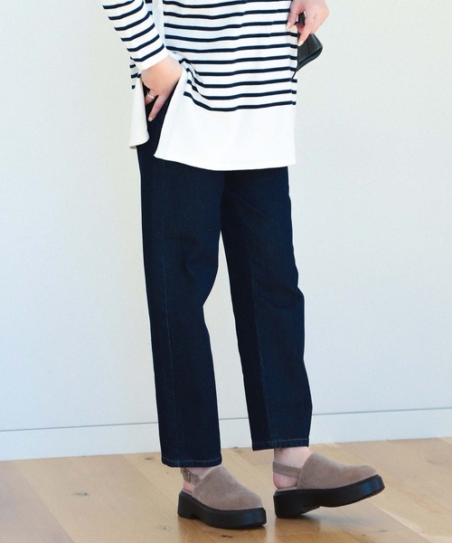 BEAMS HEART(ビームスハート)の「デニム テーパードパンツ(デニムパンツ・レディース・ブラック/ネイビー/ナチュラル・SMALL/MEDIUM)」の12枚目の写真