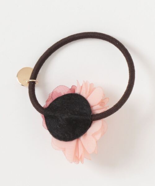 HAKKA KIDS（ハッカキッズ）の「フラワーモチーフヘアゴム（ヘアゴム・キッズ・パープル/ピンク・FREE）」の3枚目の写真