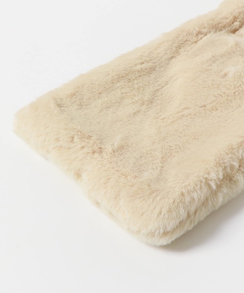 URBAN RESEARCH DOORS（アーバンリサーチドアーズ）の「エコファーティペット（マフラー・レディース・ブラウン/ホワイト系その他/ベージュ系その他・-）」の17枚目の写真