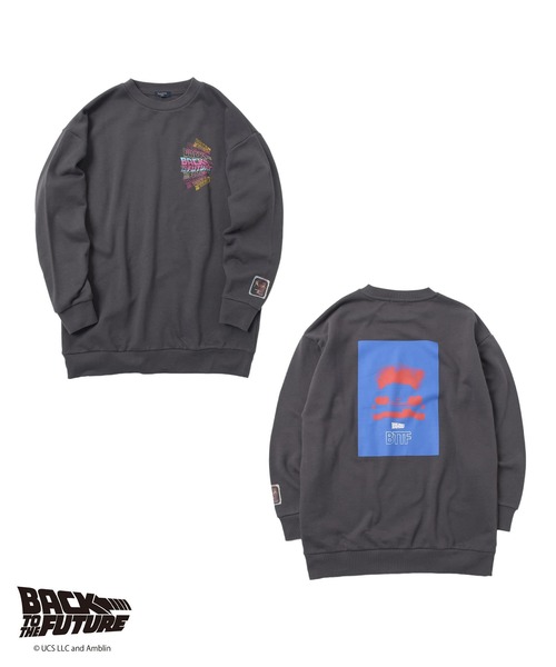 GLAZOS（グラソス）の「【Back to the Future】ヴィンテージ加工アソート裏毛クルーネックトレーナー（その他トップス・キッズ・チャコールグレー/グレー・140cm/150cm/160cm/170cm）」の12枚目の写真