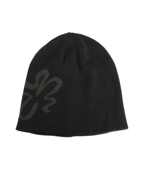 EMODA(エモダ)の「2WAY EMフラワーニットキャップ(ニットキャップ/ビーニー・レディース・ブラック/ベージュ・FREE)」の12枚目の写真