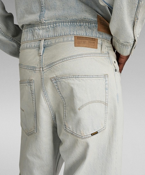 G-STAR（ジースター）の「TYPE 96 LOOSE JEANS/ワイドストレート/ルーズデニムパンツ（デニムパンツ・メンズ・ブルー系その他・28/30/30/30/32/30/34/30）」の4枚目の写真