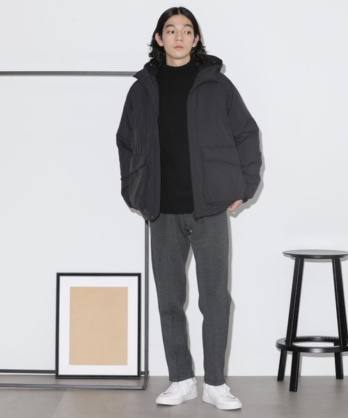 NANO universe(ナノユニバース)の「パテッドフードブルゾン(ブルゾン・メンズ・ネイビー/ブラック/ブルーグレー・S/M/L)」の8枚目の写真