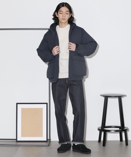 NANO universe(ナノユニバース)の「パテッドフードブルゾン(ブルゾン・メンズ・ネイビー/ブラック/ブルーグレー・S/M/L)」の15枚目の写真