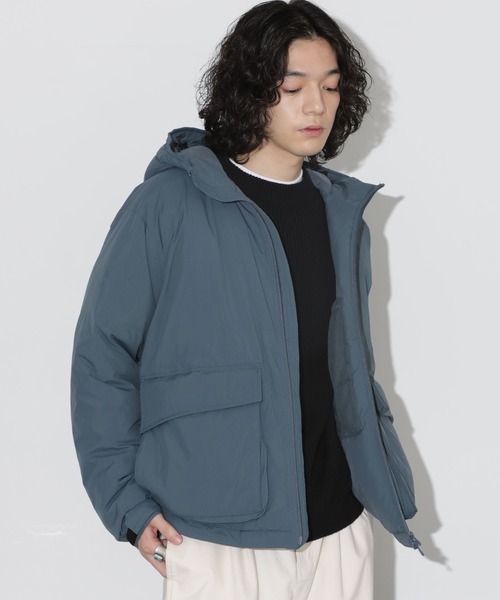 NANO universe(ナノユニバース)の「パテッドフードブルゾン(ブルゾン・メンズ・ネイビー/ブラック/ブルーグレー・S/M/L)」の19枚目の写真