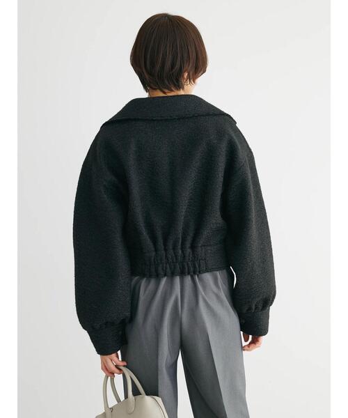 ELENCARE DUE(エレンカーレデュエ)の「・ELENCARE DUE ブークレショートジャケット(その他アウター・レディース・ブラック/モカ・FREE)」の20枚目の写真