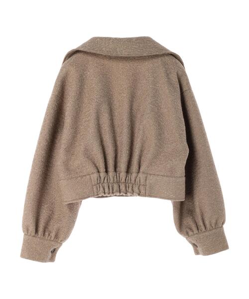 ELENCARE DUE(エレンカーレデュエ)の「・ELENCARE DUE ブークレショートジャケット(その他アウター・レディース・ブラック/モカ・FREE)」の22枚目の写真