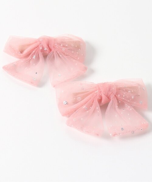 apres les cours（アプレレクール）の「リボンヘアクリップセット（バレッタ/ヘアクリップ・キッズ・ピンク/アイボリー/ミント・FREE）」の13枚目の写真