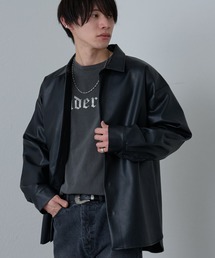 COLONY 2139 | シンセティックレザーシャツ(シャツ/ブラウス)