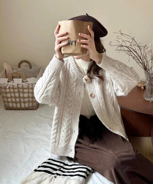 【BANICO】ニットカーディガン(カーディガン/ボレロ)|BANICO(バニコ) 【BANICO】ニットカーディガン(カーディガン/ボレロ)|BANICO(バニコ)