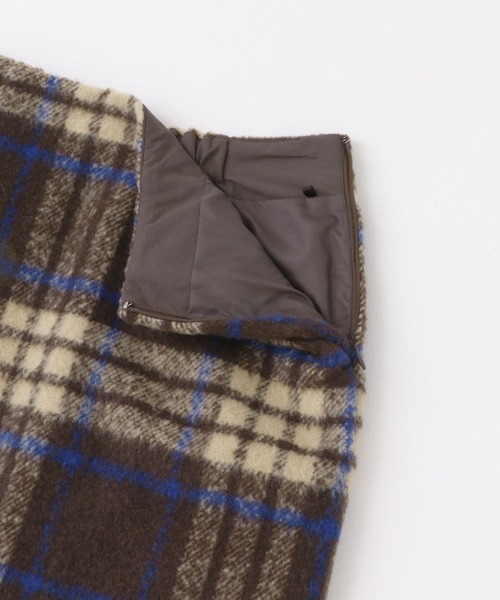 URBAN RESEARCH DOORS（アーバンリサーチドアーズ）の「シャギーチェックストレートスカート（スカート・レディース・ブラウン系その他/ベージュ系その他・MEDIUM）」の20枚目の写真
