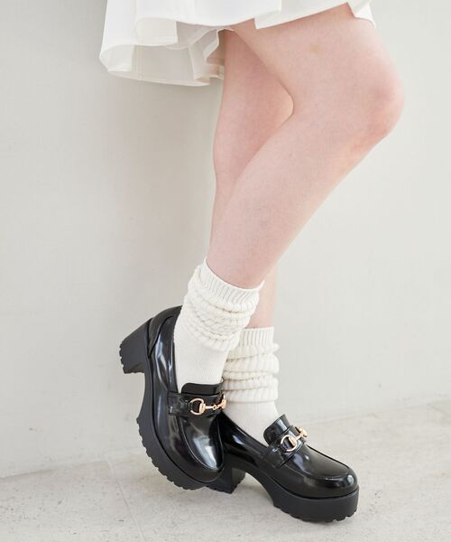 MAJESTIC LEGON（マジェスティックレゴン）の「ビット付きローファー（ローファー・レディース・ブラック/アイボリー・SMALL/X-LARGE/MEDIUM/LARGE）」の14枚目の写真
