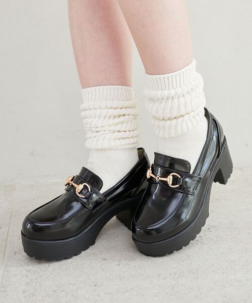 MAJESTIC LEGON（マジェスティックレゴン）の「ビット付きローファー（ローファー・レディース・ブラック/アイボリー・SMALL/X-LARGE/MEDIUM/LARGE）」の15枚目の写真