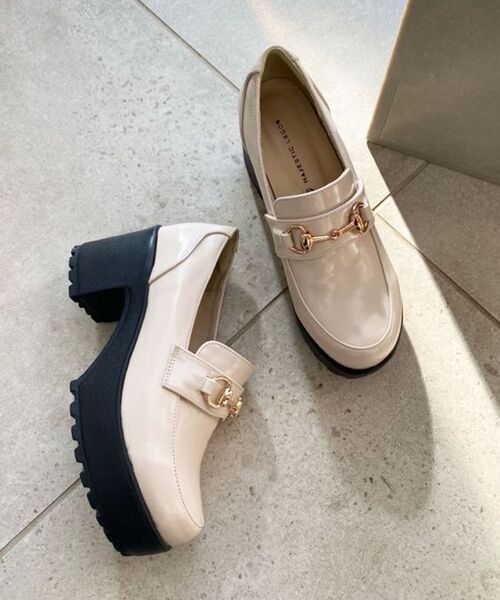 MAJESTIC LEGON（マジェスティックレゴン）の「ビット付きローファー（ローファー・レディース・ブラック/アイボリー・SMALL/X-LARGE/MEDIUM/LARGE）」の20枚目の写真
