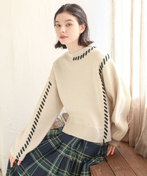 niko and... | ハンドステッチニットプルオーバー(ニット/セーター)