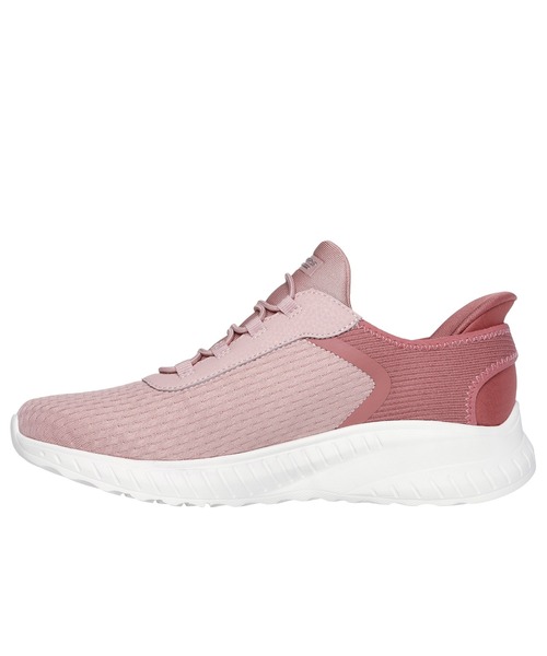 SKECHERS(スケッチャーズ)の「SKECHERS BOBS SQUAD CHAOS-IN COLOR / スケッチャーズ ボブス・スクワッド カオス・イン・カラー【幅広 ワイドタイプ 】(スニーカー・レディース・オフホワイト/ブラック/ライトピンク・24.5cm/24cm/23.5cm/23cm/25cm/22.5cm)」の16枚目の写真
