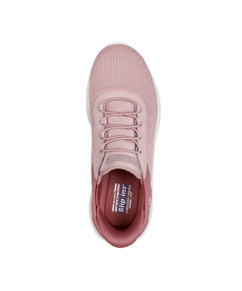SKECHERS(スケッチャーズ)の「SKECHERS BOBS SQUAD CHAOS-IN COLOR / スケッチャーズ ボブス・スクワッド カオス・イン・カラー【幅広 ワイドタイプ 】(スニーカー・レディース・オフホワイト/ブラック/ライトピンク・24.5cm/24cm/23.5cm/23cm/25cm/22.5cm)」の14枚目の写真