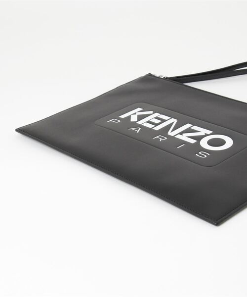 KENZO（ケンゾー）の「ラージ 'KENZO Emboss' レザー ポーチ（ポーチ・レディース・ブラック系その他・ONE SIZE）」の3枚目の写真