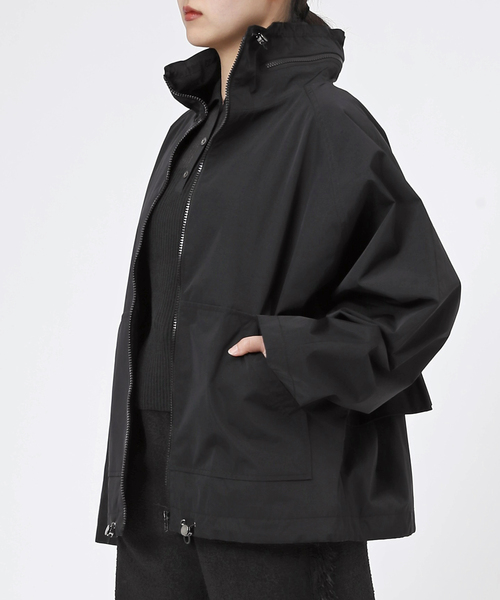 AP STUDIO（エーピーストゥディオ）の「【LIBERADD/リベラド】ナイロンショートジャケット（マウンテンパーカー・レディース・キャメル/ブラック・FREE）」の5枚目の写真