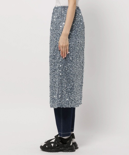 niko and...（ニコアンド）の「スパンコールスカート（スカート・レディース・ブラック/ライトグレー・FREE）」の15枚目の写真