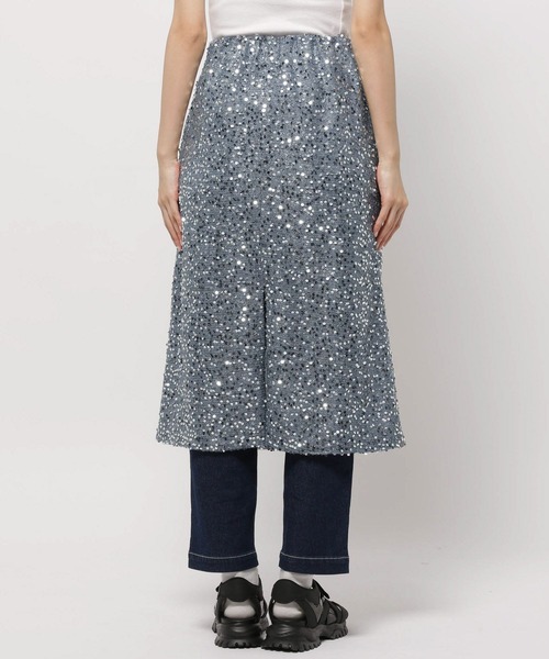niko and...（ニコアンド）の「スパンコールスカート（スカート・レディース・ブラック/ライトグレー・FREE）」の14枚目の写真