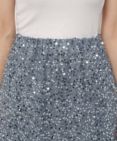 niko and...（ニコアンド）の「スパンコールスカート（スカート・レディース・ブラック/ライトグレー・FREE）」の16枚目の写真