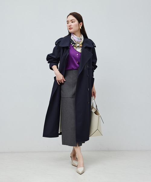 ROPE'（ロペ）の「ポケット付きタイトスカート【雑誌掲載】（スカート・レディース・クリーム/スミクロ/ベージュ・36/38/40）」の4枚目の写真