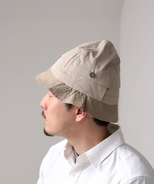 TATAMIZE（タタミゼ）の「TATAMIZE / SAFARI HAT ハット（ハット・メンズ・ベージュ・MEDIUM）」の7枚目の写真