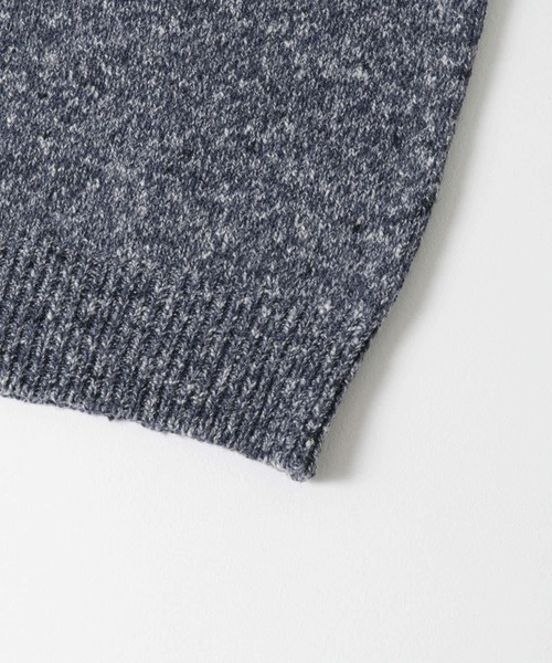 URBAN RESEARCH（アーバンリサーチ）の「MILLEFILIミックスロールネックニット（ニット/セーター・メンズ・オレンジ系その他/ホワイト系その他/ブルー系その他・MEDIUM/LARGE）」の17枚目の写真