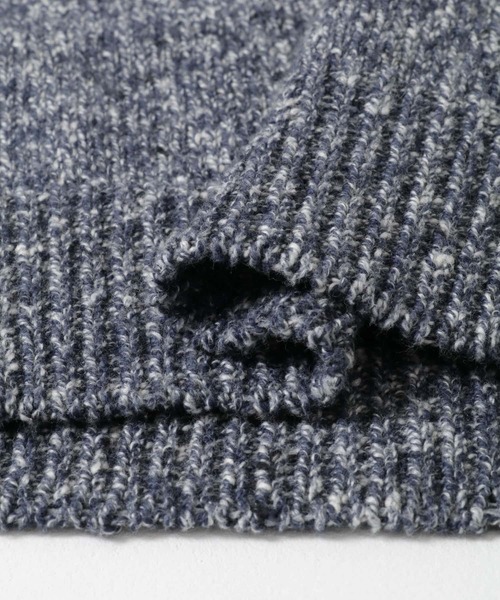 URBAN RESEARCH（アーバンリサーチ）の「MILLEFILIミックスロールネックニット（ニット/セーター・メンズ・オレンジ系その他/ホワイト系その他/ブルー系その他・MEDIUM/LARGE）」の19枚目の写真