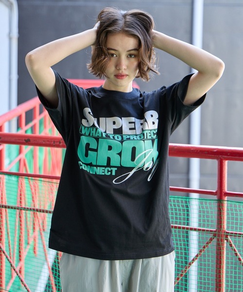 PBLIM(ページボーイリム)の「PBLIM/スリムロゴT(Tシャツ/カットソー・レディース・ブラック/オフホワイト/カーキ・FREE)」の18枚目の写真
