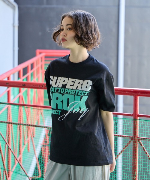 PBLIM(ページボーイリム)の「PBLIM/スリムロゴT(Tシャツ/カットソー・レディース・ブラック/オフホワイト/カーキ・FREE)」の21枚目の写真