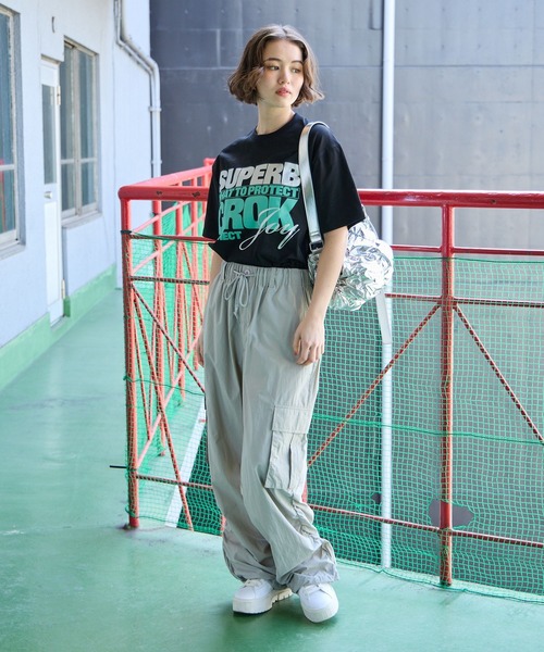 PBLIM(ページボーイリム)の「PBLIM/スリムロゴT(Tシャツ/カットソー・レディース・ブラック/オフホワイト/カーキ・FREE)」の22枚目の写真