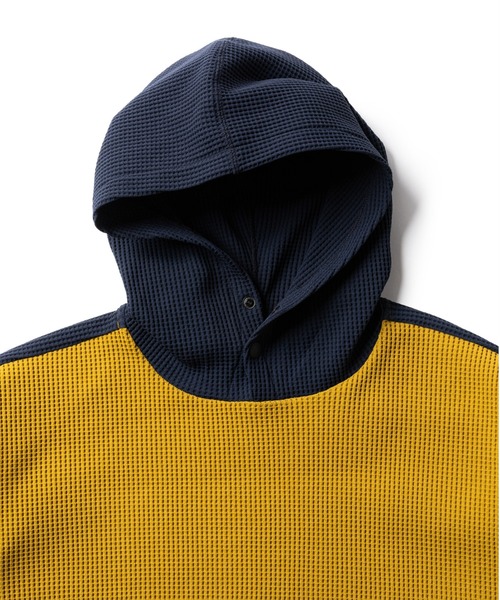 narifuri（ナリフリ）の「マルチワッフルプルオーバーパーカー（パーカー・メンズ・グレー/チョコ/ブラック/チャコール/ネイビー/その他5/その他4/カーキ/ライトグレー/ターコイズブルー・SMALL/MEDIUM/LARGE/X-LARGE）」の21枚目の写真