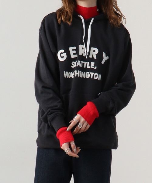 【セール】GERRY 裏毛 フェルトロゴ HOODIE（パーカー）｜GERRY（ジェリー）