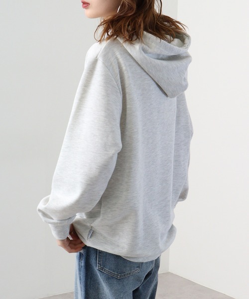 GERRY(ジェリー)の「GERRY 裏毛 フェルトロゴ HOODIE(パーカー・メンズ・ダークグレー/アイボリー/ネイビー/アッシュグレー・M/LL/L)」の5枚目の写真