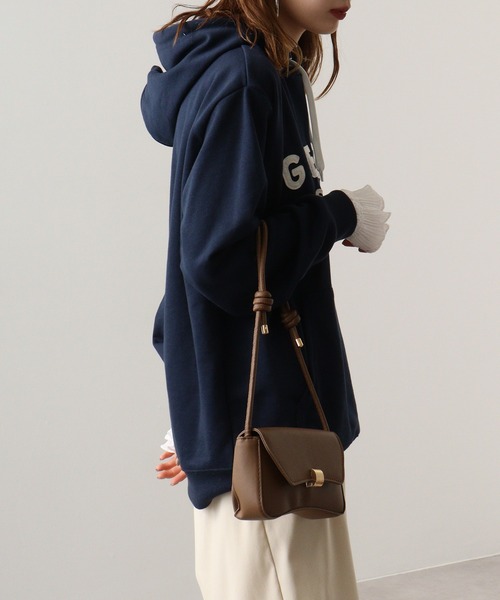 GERRY(ジェリー)の「GERRY 裏毛 フェルトロゴ HOODIE(パーカー・メンズ・ダークグレー/アイボリー/ネイビー/アッシュグレー・M/LL/L)」の21枚目の写真