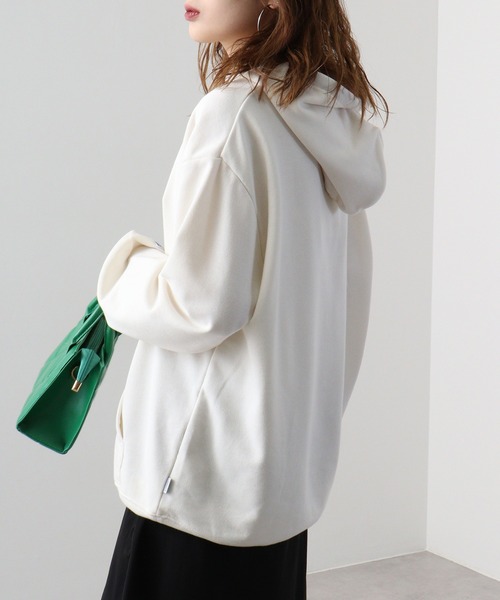 GERRY(ジェリー)の「GERRY 裏毛 フェルトロゴ HOODIE(パーカー・メンズ・ダークグレー/アイボリー/ネイビー/アッシュグレー・M/LL/L)」の9枚目の写真