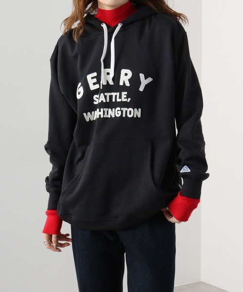 GERRY(ジェリー)の「GERRY 裏毛 フェルトロゴ HOODIE(パーカー・メンズ・ダークグレー/アイボリー/ネイビー/アッシュグレー・M/LL/L)」の13枚目の写真