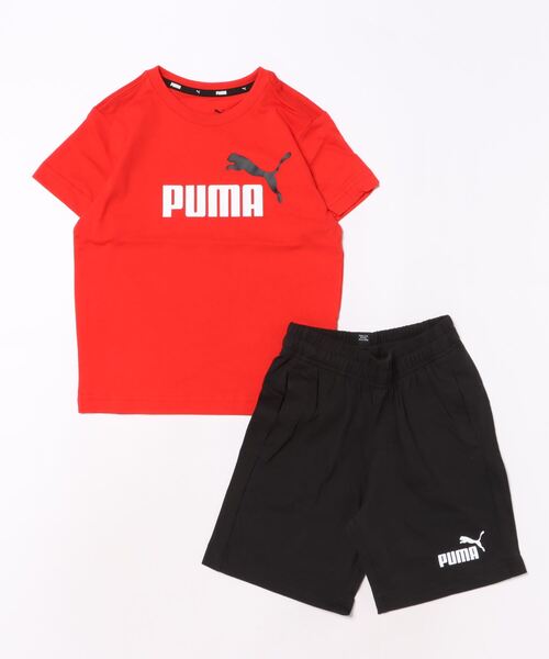 PUMA（プーマ）の「PUMA プーマ キッズ ボーイズ 半袖 Tシャツ アンド ショーツ セット 120-160cm（ジャージ・キッズ・ホワイト×レッド/レッド/コバルトブルー・150/160/140/120/130）」の15枚目の写真